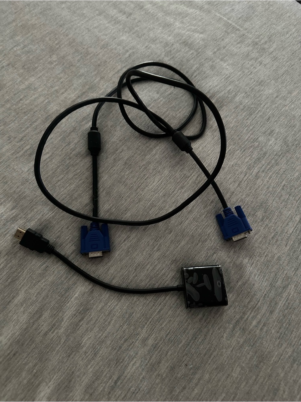 HDMI to VGA Adapter Dongle and VGA cord